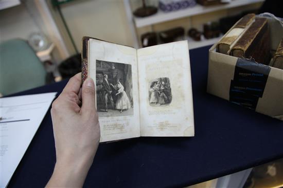 AUSTEN, Jane, Novels by Miss Jane Austen, Richard Bentley, 1833 in three volumes, and one vol. 1837 foxing, chips and one loss to spine
